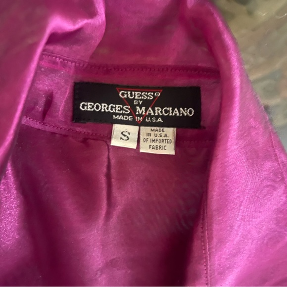 GUESS GEORGES MARCIANO SHEER BLOUSE - Picture 6 of 8
